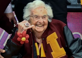 sister jean celebrates 105th birthday with loyola community and wtc block party