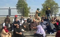 opposition sit in enters third day over imran khan s medical care