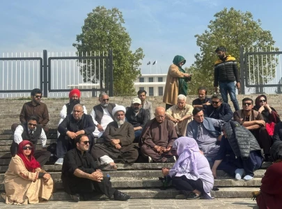 opposition sit in enters third day over imran khan s medical care