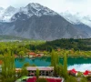 scenic view of a resort in skardu