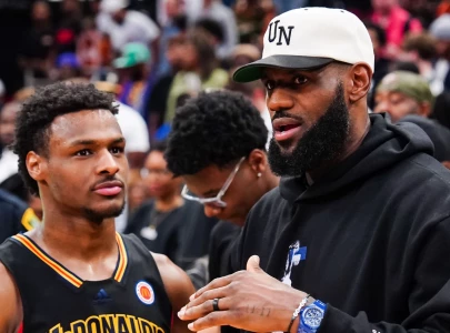 lebron james pranks bronny james in new nike commercial ahead of lakers season opener