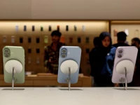 the newly launched iphone 17 series are displayed at an apple store in new delhi india september 19 2025 photo reuters file
