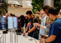 customers look at the apple iphone 18 pro and apple iphone 18 pro max at the apple fifth avenue flagship store during the launch of the apple iphone 18 pro and iphone 18 pro max in new york city us september 18 2026 reuters customers look at the apple iphone 18 pro and apple iphone 18 pro max at the apple fifth avenue flagship store during the launch of the apple iphone 18 pro and iphone 18 pro max in new york city us september 18 2026 reuters