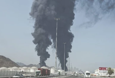 smoke rises from the direction of an energy installation in the gulf emirate of fujairah photo afp