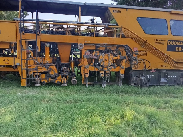 following reports of venomous snakes weed and grass clearance is underway from platforms nos 3 10 at rawalpindi railway station with a heavy duty automated machine deployed to remove dense vegetation in the shunting and goods areas photo express