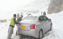 rain hail and snowfall change weather across k p