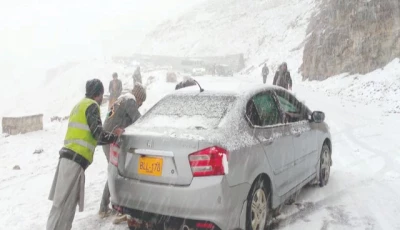 fresh snow blankets murree galiyat