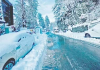 snow blankets roads vehicles and trees in galiyat abbottabad pushing temperatures below zero photo ppi