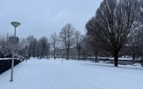 snow cripples air train and road traffic in amsterdam and paris