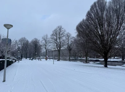 snow cripples air train and road traffic in amsterdam and paris