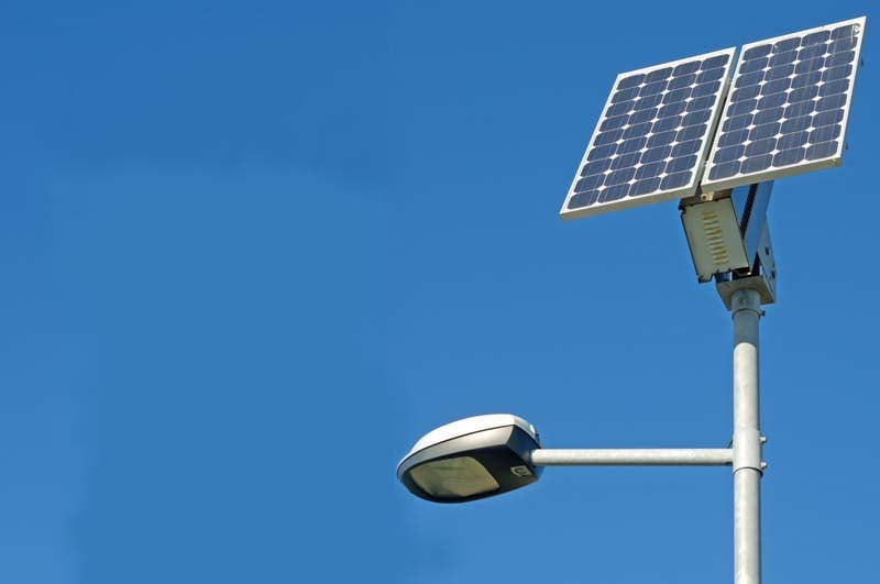 three roads of karachi to get solar powered street lights photo file