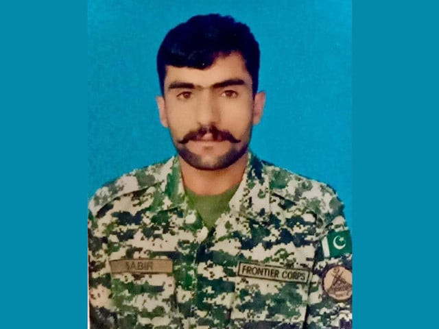 lance naik muhammad sabir a 30 year old resident of mansehra district having fought gallantly embraced shahadat on june 5 2023 photo ispr lance naik muhammad sabir a 30 year old resident of mansehra district having fought gallantly embraced shahadat on june 5 2023 photo ispr