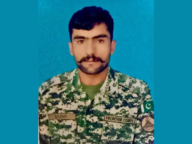 lance naik muhammad sabir a 30 year old resident of mansehra district having fought gallantly embraced shahadat on june 5 2023 photo ispr