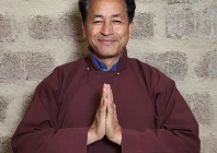 an engineer by training wangchuk is best known for pioneering water conservation projects in the himalayas photo sonum wangchuk fb page