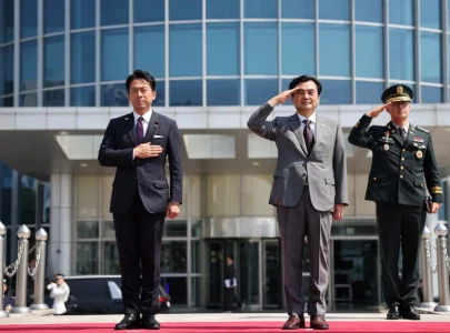 south korea japan reaffirm denuclearisation goal closer defence ties