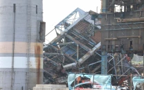 five remain trapped after collapse at south korea power plant fire official says five remain trapped after collapse at south korea power plant fire official says