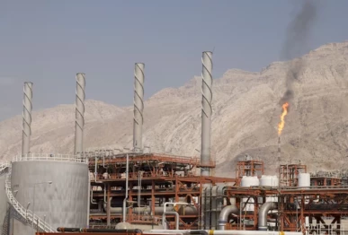 a general view shows a unit of south pars gas field in asalouyeh seaport north of persian gulf iran november 19 2015 photo reuters file