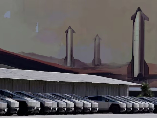 a fleet of tesla cyber trucks is parked at charging stations outside the spacex launch production facility in starbase texas us july 20 2026 reuters a fleet of tesla cyber trucks is parked at charging stations outside the spacex launch production facility in starbase texas us july 20 2026 reuters