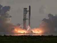 the spacex starship and super heavy v3 booster lift off on its 14h test flight from the spacex launch complex in starbase texas us september 28 2026 the mission is expected to send the vehicle into orbit for the first time and deploy 26 starlink v3 satellites reuters