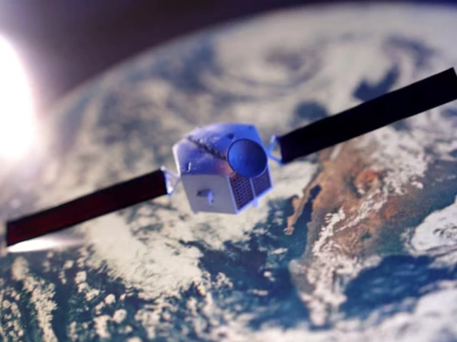 a satellite model is placed on a picture of earth in this illustration taken november 25 2024 photo reuters a satellite model is placed on a picture of earth in this illustration taken november 25 2024 photo reuters