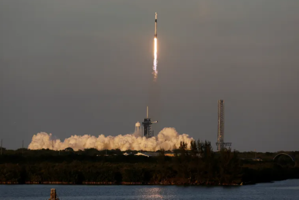 spacex s falcon 9 rocket lifts off carrying nasa s crew 10 astronauts to the international space station at the kennedy space center in cape canaveral florida us march 14 2025 photo reuters