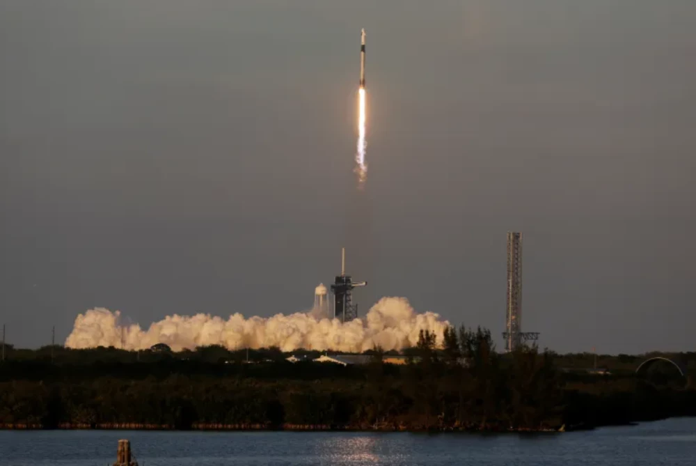 spacex s falcon 9 rocket lifts off carrying nasa s crew 10 astronauts to the international space station at the kennedy space center in cape canaveral florida us march 14 2025 photo reuters spacex s falcon 9 rocket lifts off carrying nasa s crew 10 astronauts to the international space station at the kennedy space center in cape canaveral florida us march 14 2025 photo reuters