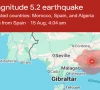 earthquake hits spanish city of granada