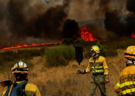 spain arrests suspected arsonist as second firefighter dies in wildfires