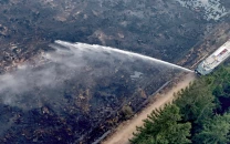 record belgian wildfire jumps in size