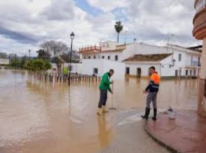 heavy rains hit spain heavy rains hit spain