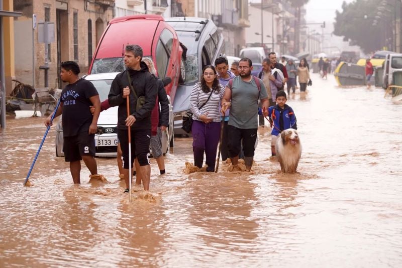 at least 200 people died after torrential rain and storm hit spain photo ap