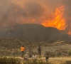 locals look at the flames as they fight against them near formariz during a wildfire in zamora province spain july 29 2026 photo reuters