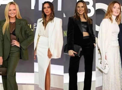 victoria beckham s documentary premiere sees spice girls reunion minus mel b