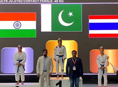 bano qauser wins gold medal at asian jiu jitsu championship 2025