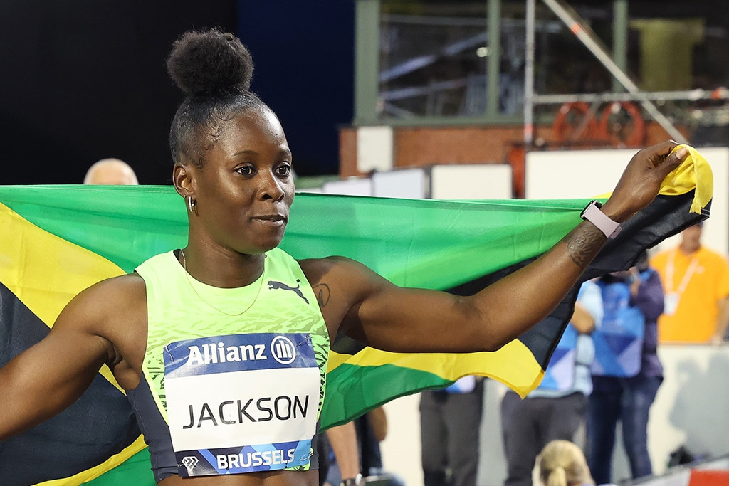 jackson completes jamaican sprint double