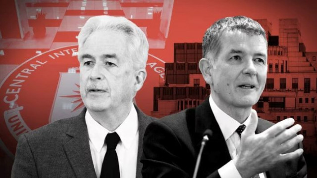 cia director bill burns and uk mi6 chief richard moore warned about the emergence of new conflicts globally photo financial times uk cia director bill burns and uk mi6 chief richard moore warned about the emergence of new conflicts globally photo financial times uk