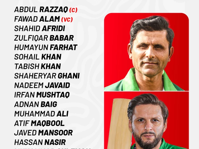 the pakistan veterans cricket association announced the 18 member national squad for the imc over 40s t20 world cup 2025 photo pr