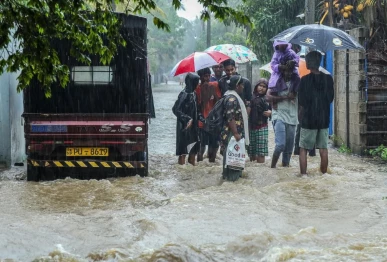 more than 425 homes were damaged in mudslides with over nearly 1 800 families moved to temporary shelters photo afp