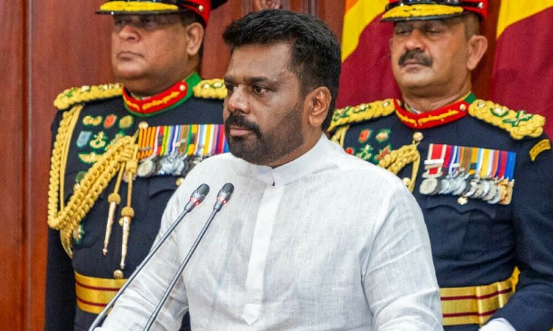 sri lanka s new president anura kumara dissanayake vows to start negotiations with imp photo afp