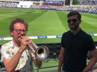 shaheen afridi graced by barmy army s rendition of dil dil pakistan at ashes