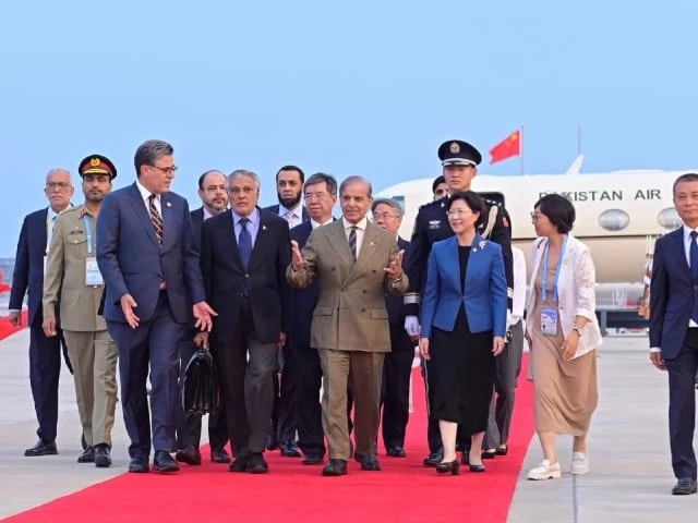 prime minister muhammad shehbaz sharif arrives in tianjin for his official visit to china photo x com govtofpakistan