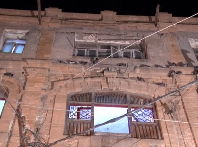 staircase of 180 year old building collapses in lea market