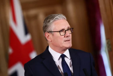british prime minister keir starmer gives a media statement at downing street in london britain april 30 2026 reuters
