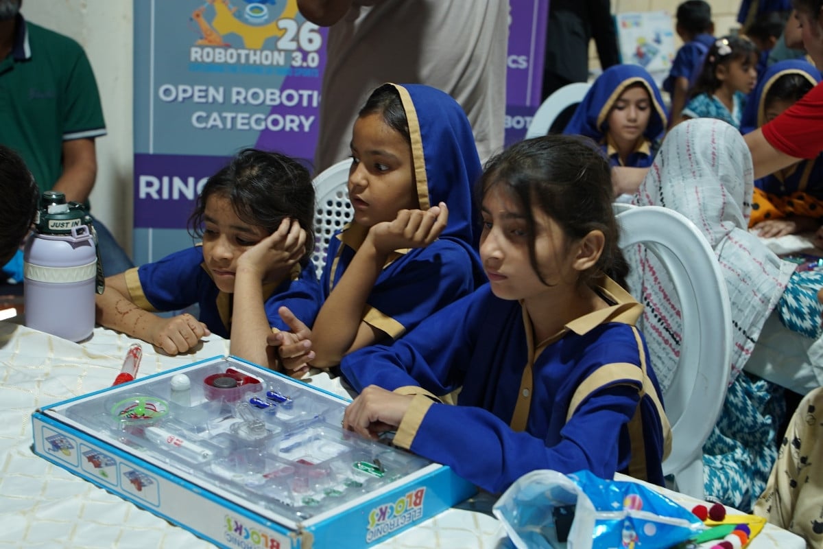 Students in a competition at KIBTF. PHOTO: KIBTF