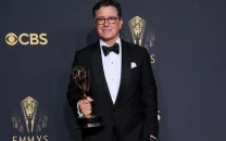 stephen colbert jokes he is only martyr in late night after jimmy kimmel returns to air stephen colbert jokes he is only martyr in late night after jimmy kimmel returns to air