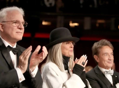 steve martin and martin short raise toast in tribute to their father of the bride co star diane keaton