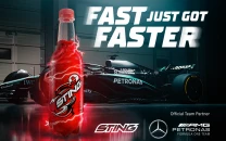 sting enters the track with mercedes amg petronas f1 team