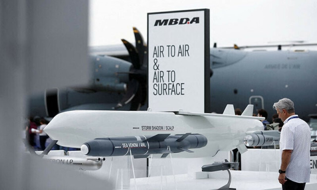 a file photo of the long range storm shadow scalp cruise missile at the 54th international paris air show at le bourget airport in june 2023 photo reuters a file photo of the long range storm shadow scalp cruise missile at the 54th international paris air show at le bourget airport in june 2023 photo reuters