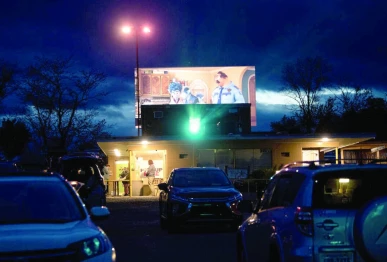 the nearly 70 year old family drive in is one of a dwindling number of outdoor theatres in the united states photo afp