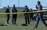 police attend the scene where a vehicle drove through a soccer game at the stryker sports complex in wichita kansas us october 17 2026 in a still image from video photo reuters